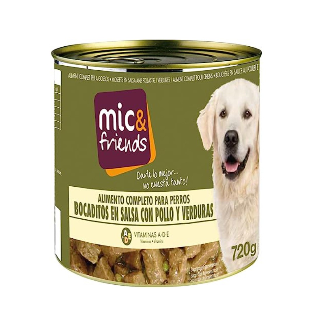 Comida Húmeda Perros - Mic&Friends - Pollo
